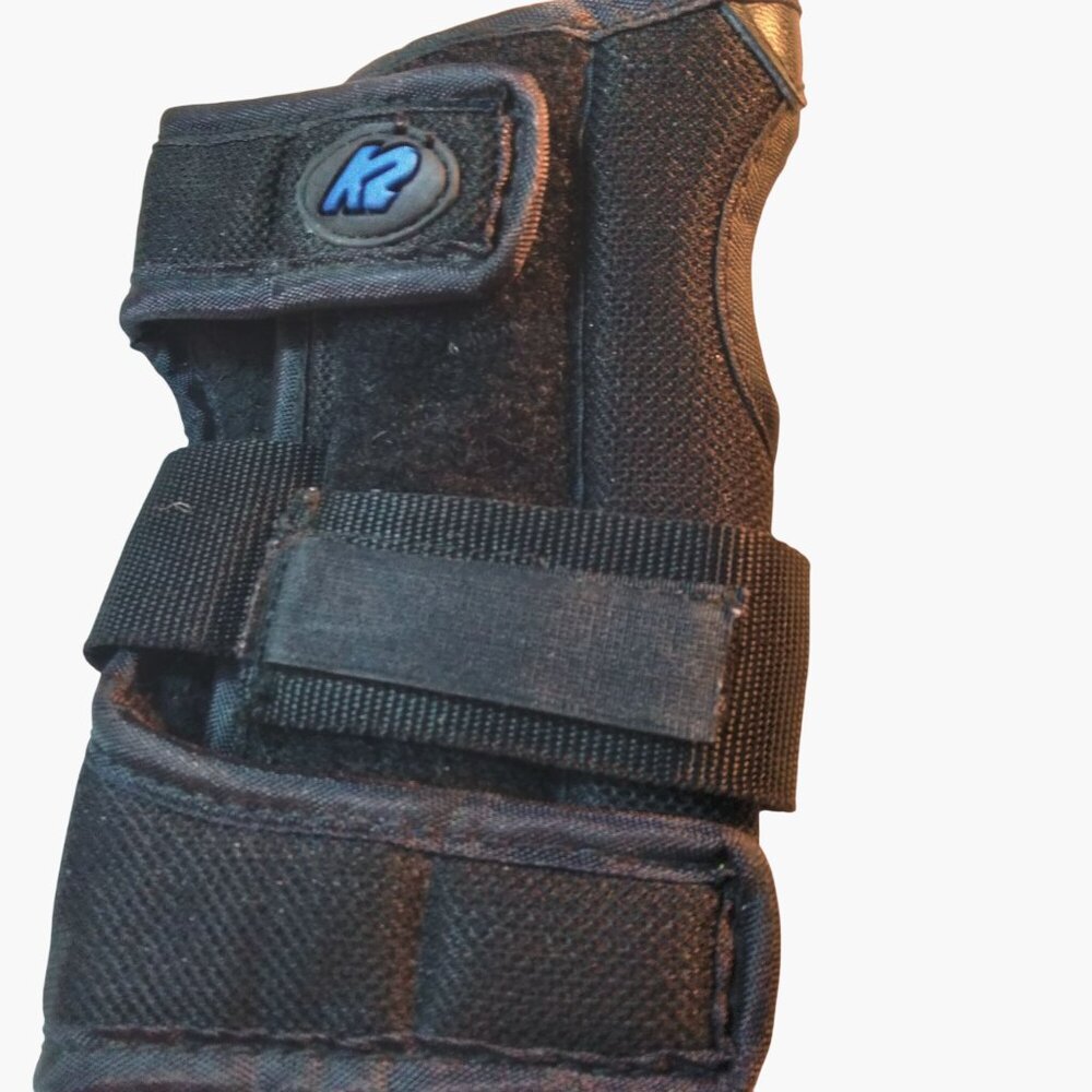K2 XL Left Wrist Guard Brace Black Adjustable Straps